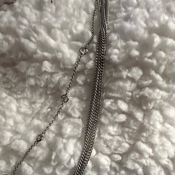 Stella & Dot Silver Layered Necklace - Picture 10 of 15